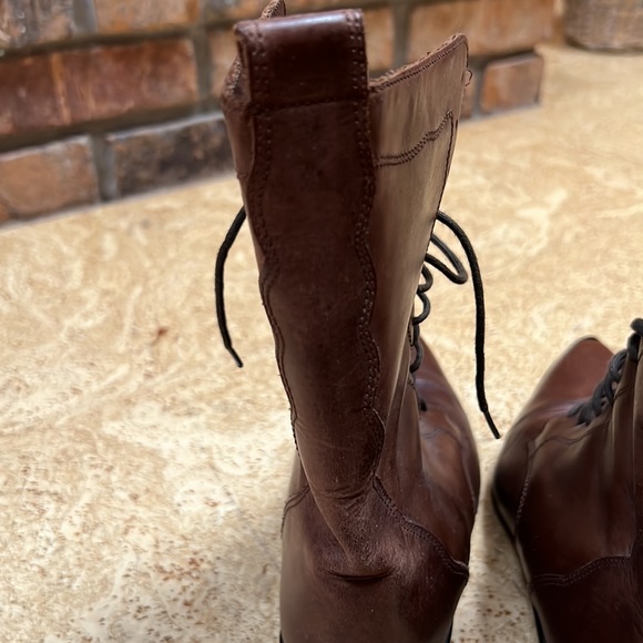 Acme brown lace up boots size 7.5 - Picture 9 of 9